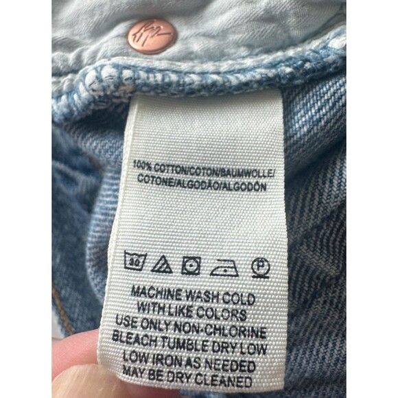 We The Free People Denim Shorts Womens 31 Distressed Daisy Dukes Concert Country - Picture 3 of 11